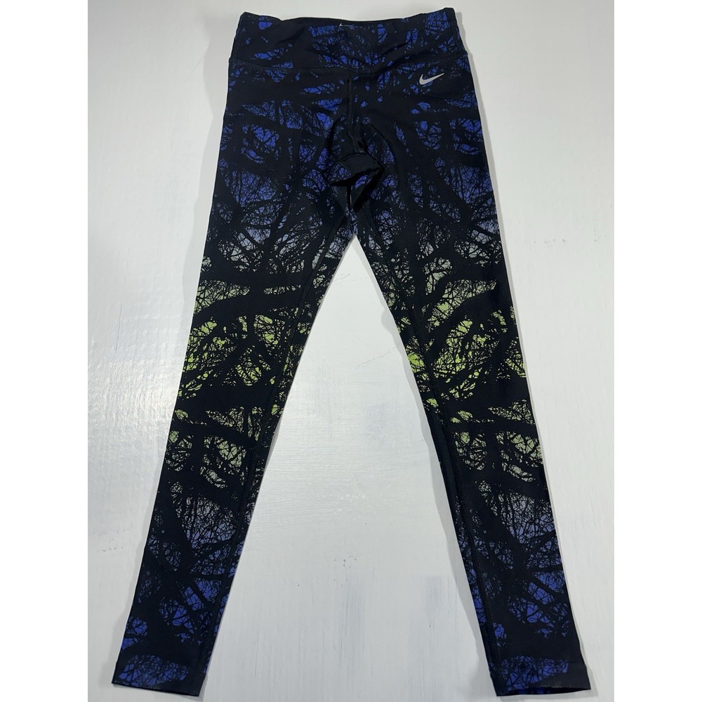 Nike Printed Engineered Epic Lux Running Tights Athletic Size Small